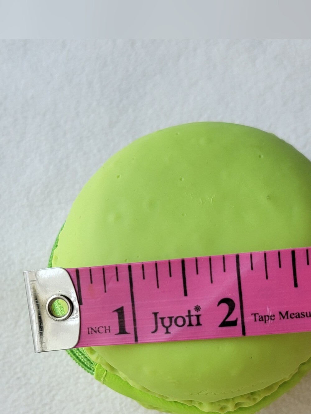 Lime Green Macaroon Coin Purse - Picture 4 of 5